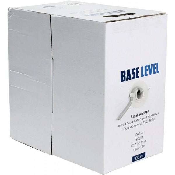 Кабель UTP кат.5e 4 пары омед. алюм. (CCA) 305м BaseLevel